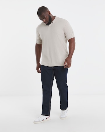 Jack & Jones Premium Summer Textured Polo - Natural