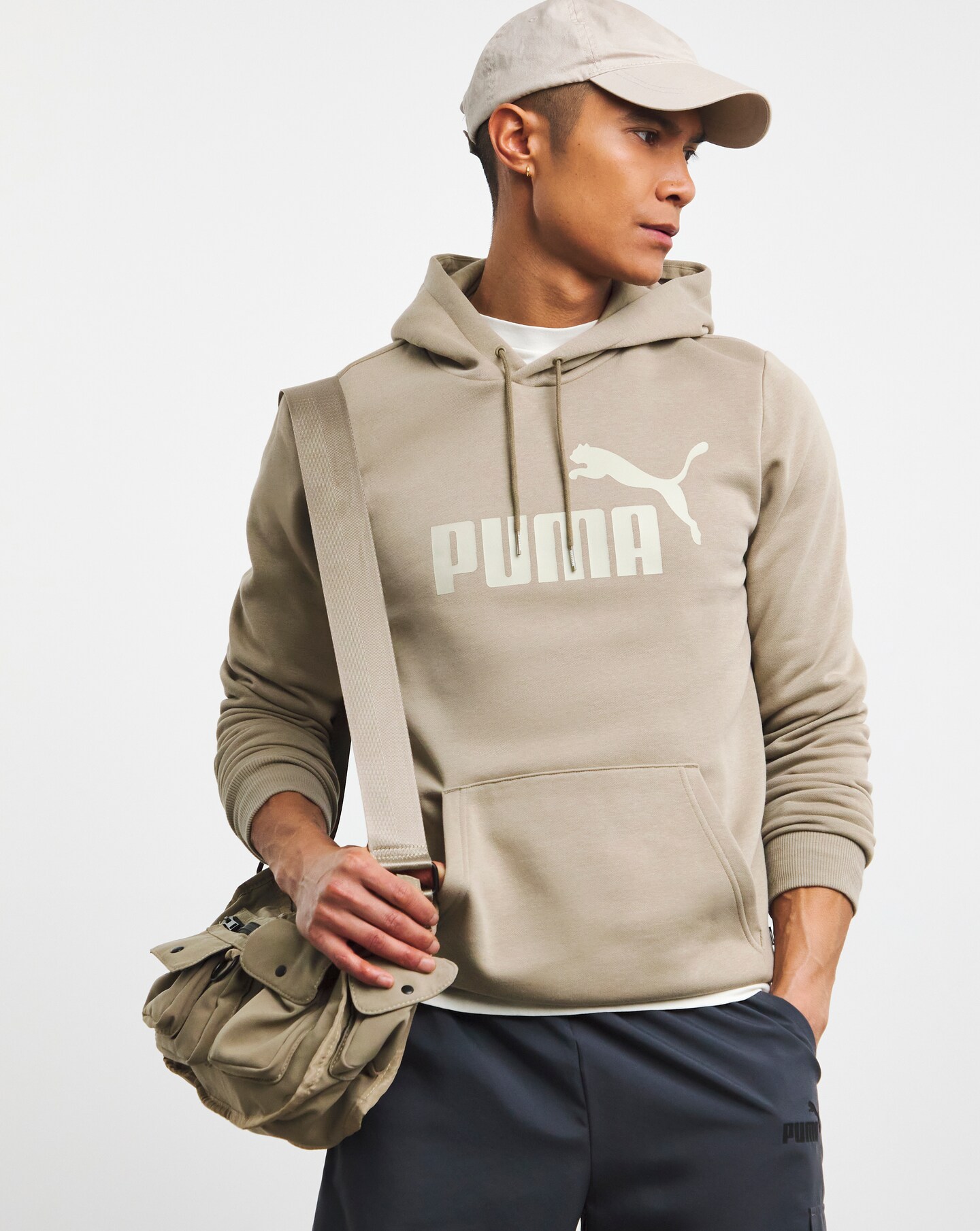 PUMA Essentials Big Logo Hoodie Jacamo