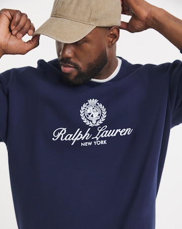 Polo Ralph Lauren Graphic Crew Neck Sweatshirt - Navy