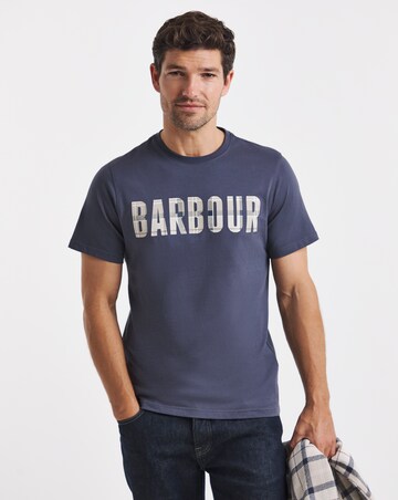 Barbour Short Sleeve Thurford T-Shirt - Washed Navy