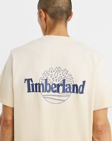Timberland Sunfaded Back Tree Logo Graphic T-Shirt