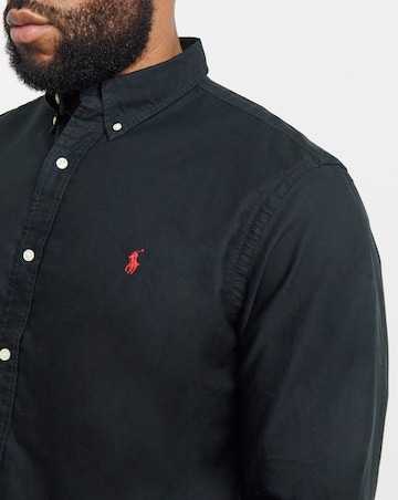 Polo Ralph Lauren Long Sleeve Yarn Dyed Oxford Shirt - Black