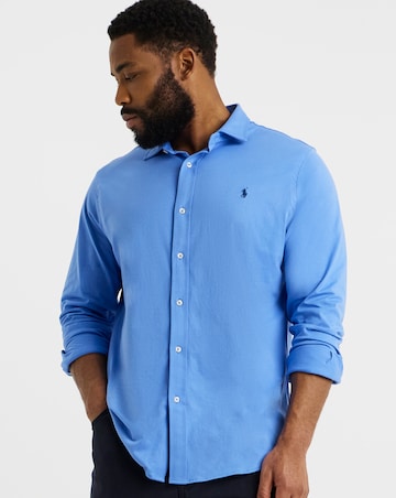 Polo Ralph Lauren Long Sleeve Stretch Jersey Shirt - Blue