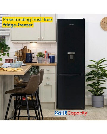 Russell Hobbs RH180FFFF551E1BWD Frost-Free Fridge Freezer with Water Dispenser