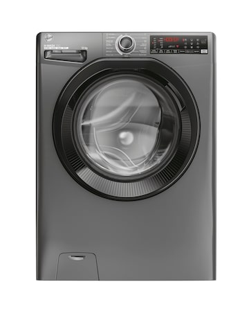 Hoover H-WASH 350 H3WPS4126TAMBR80, 12kg, Washing Machine, Graphite + install