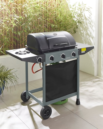 3 Burner Gas BBQ with Side Burner
