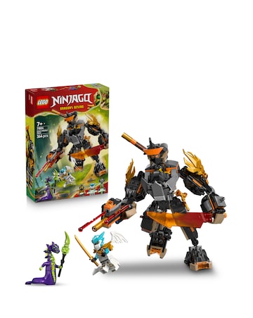 LEGO NINJAGO Cole's Mission Mech & Dragon Zane 71854