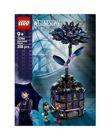 LEGO Wednesday Black Dahlia Flower