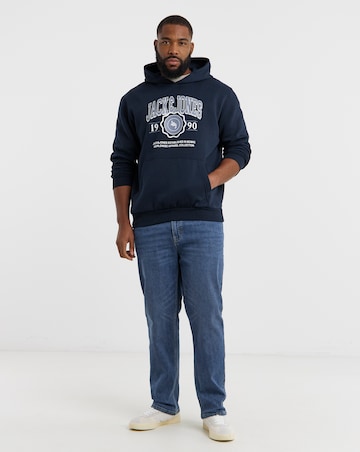 Jack & Jones Mako Sweat Hood - Sky
