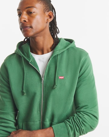Levi's Original Housemark Zip Through Hoodie - Green