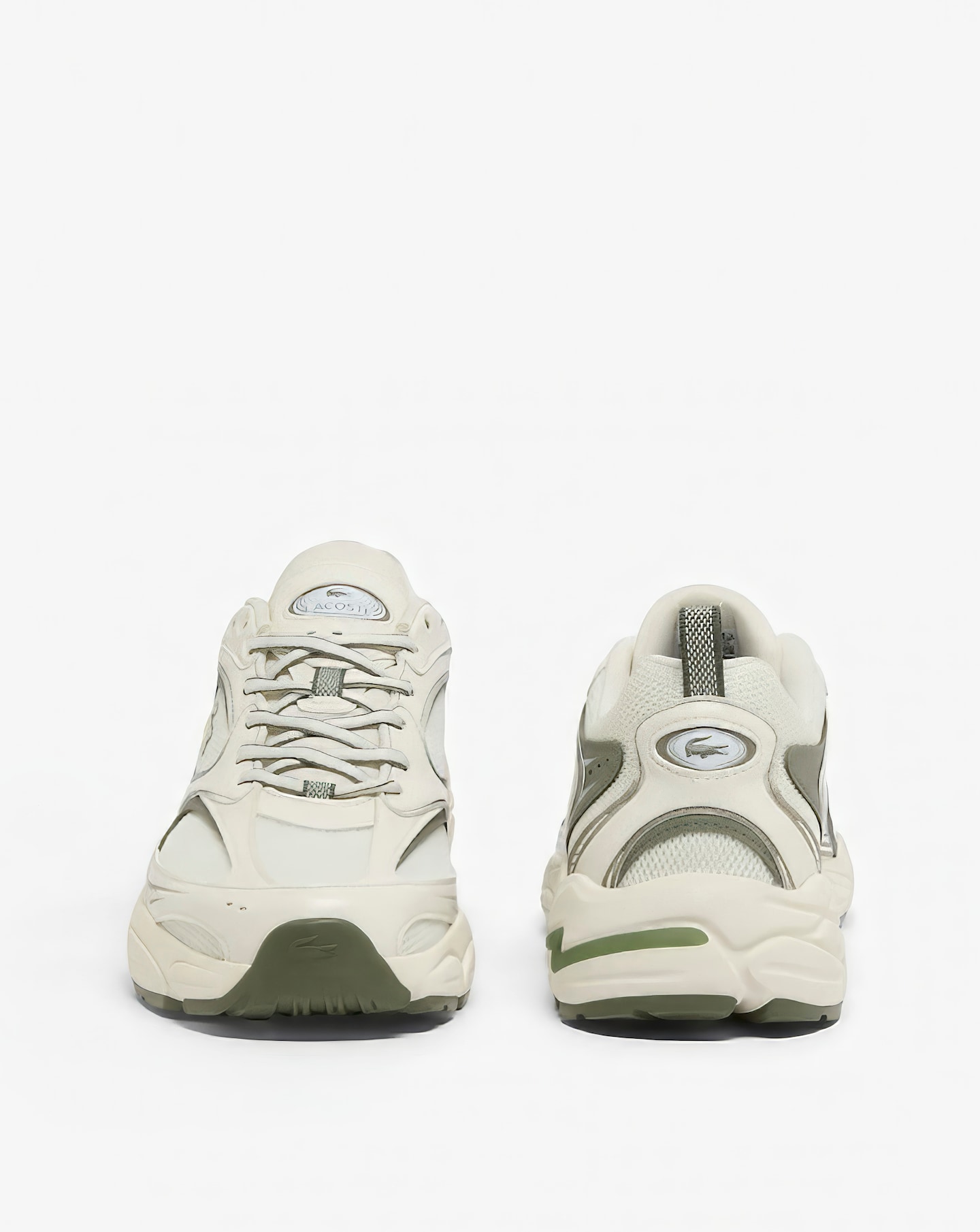 Lacoste Storm 96 Trainers - Off White/Olive | Jacamo