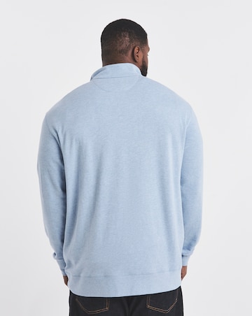 Polo Ralph Lauren 1/4 Zip Sweat Top - Light Blue