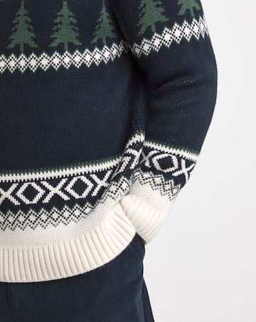 Christmas Tree Fairisle Knitted Jumper