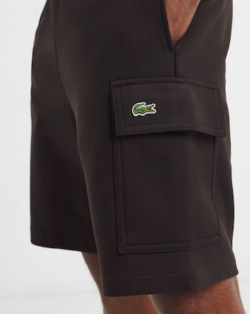 Lacoste Cargo Sweat Shorts - Brown