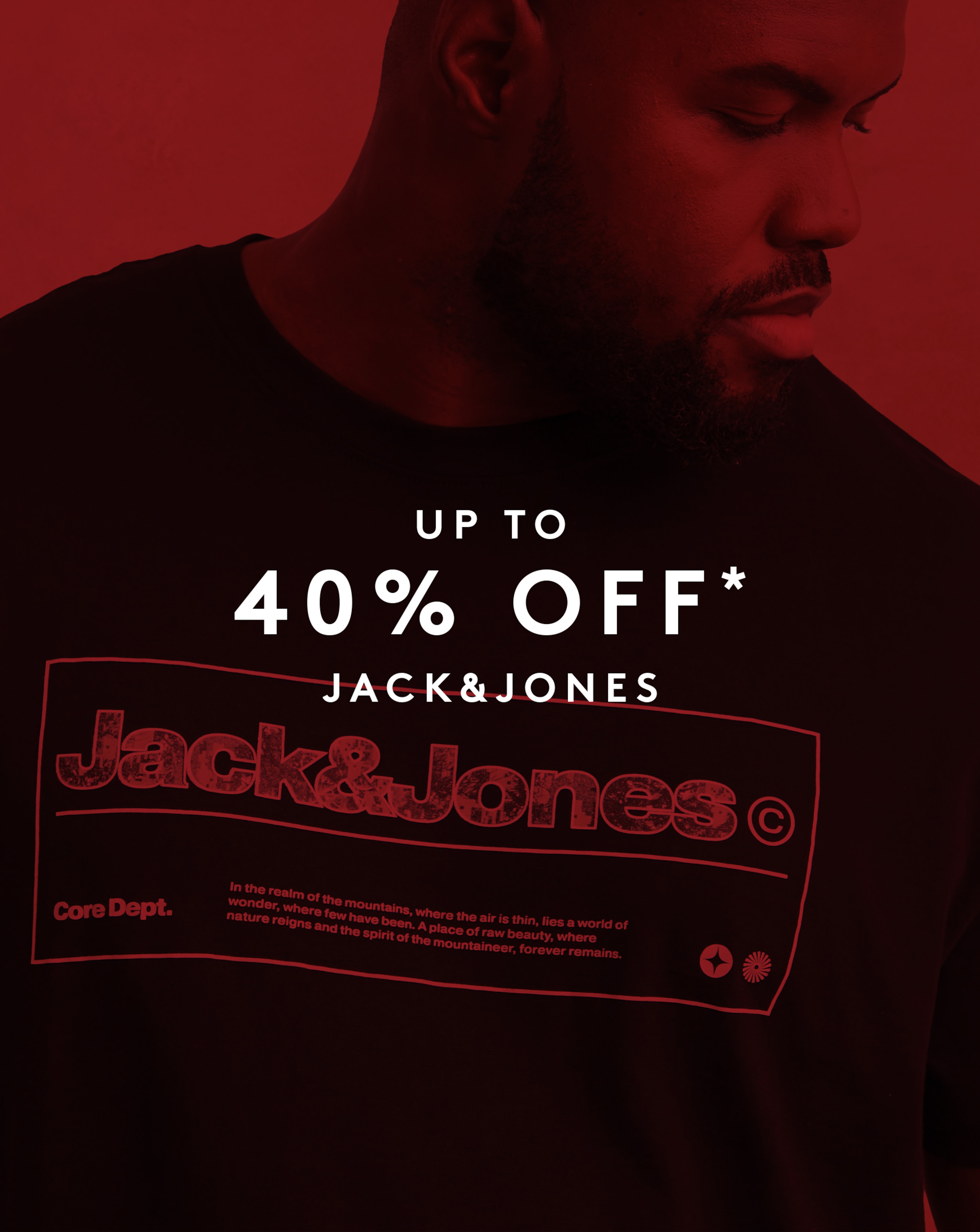 Up to 40% off Jack&Jones