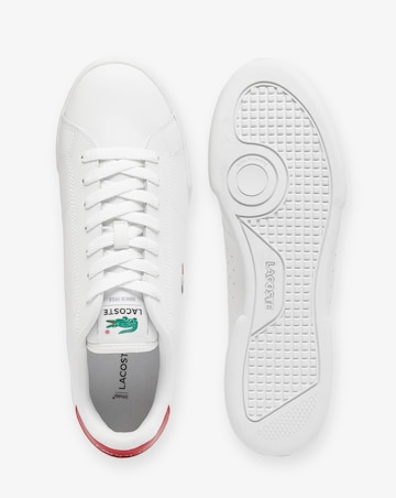 Lacoste Carnaby Cup Trainers - White/Navy/Red