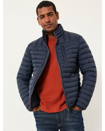 FatFace Dartmouth Puffer Coat - Navy