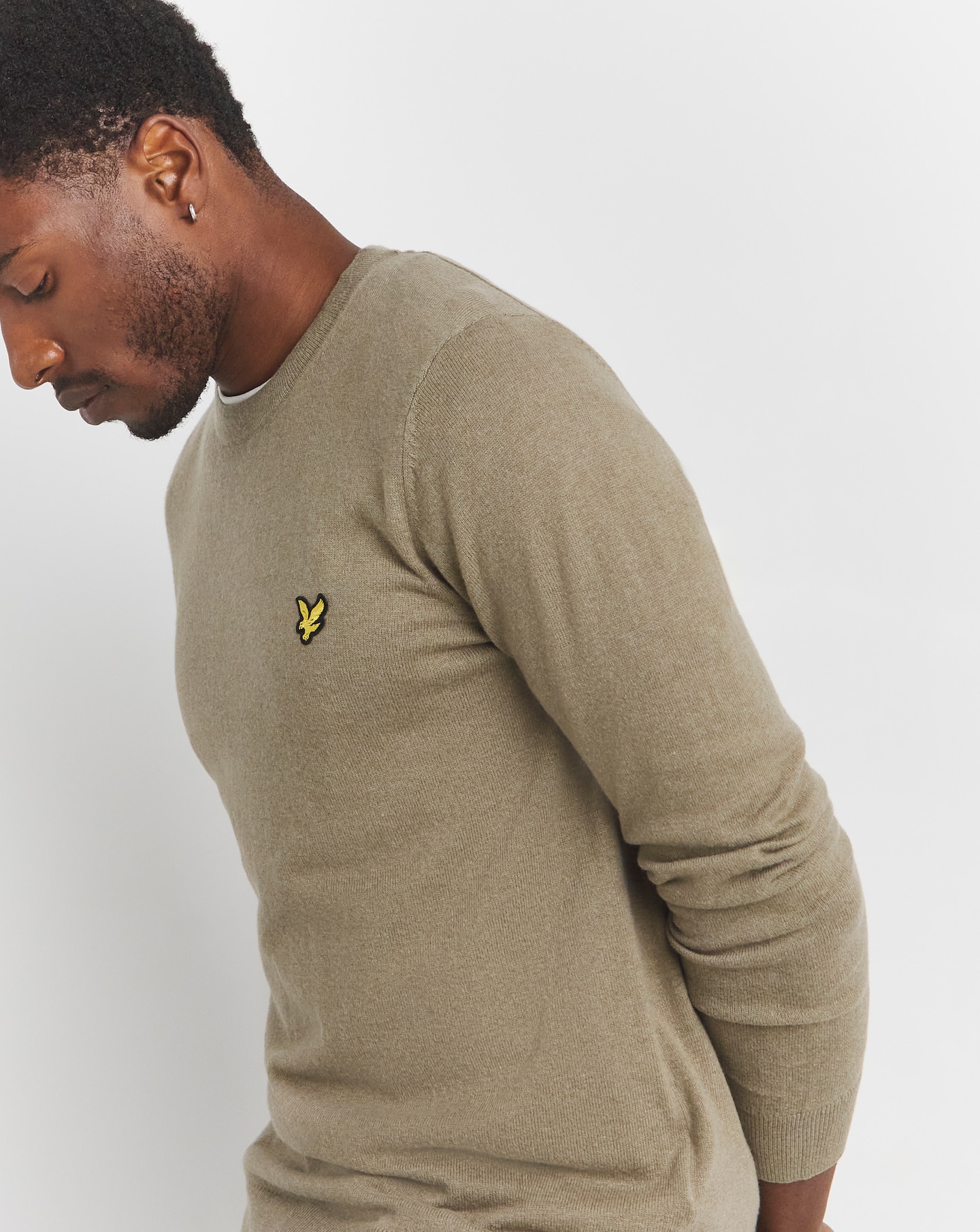 Lyle and scott green jumper 2025