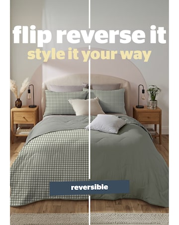 Silentnight Summer Breeze Seersucker Coverless 2.5 Tog Duvet and Pillowcase Set