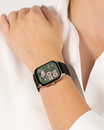 Radley Series 56 Dual Strap Smart Watch - Eucalptus Leather/Black Silicone