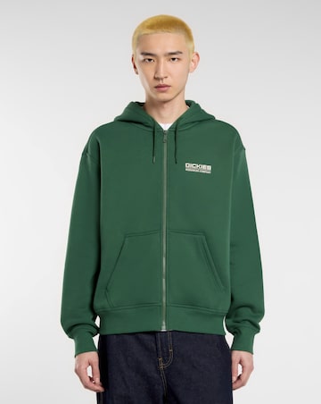 Dickies Bolivar Zip Through Hoodie - Pine