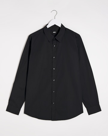 Black Long Sleeve Formal Shirt Long
