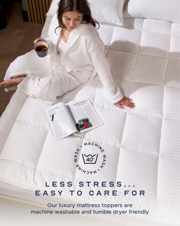 Snuggledown Luxury Deep Woven Mattress Topper 5 cm