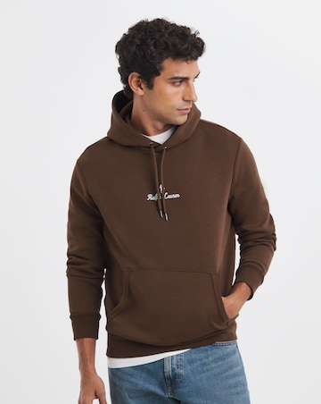 Polo Ralph Lauren Double Knit Tech Logo Hoodie - Brown