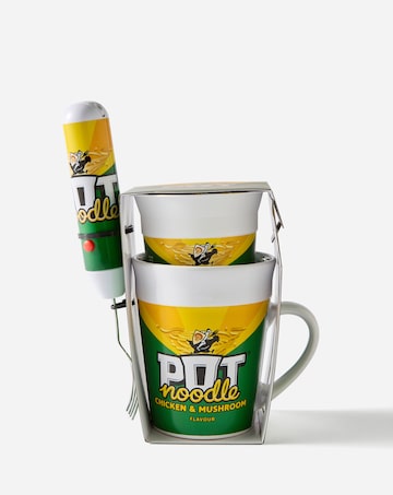 Pot Noodle Chicken & Mushroom Mug and Spin Fork Gift Set