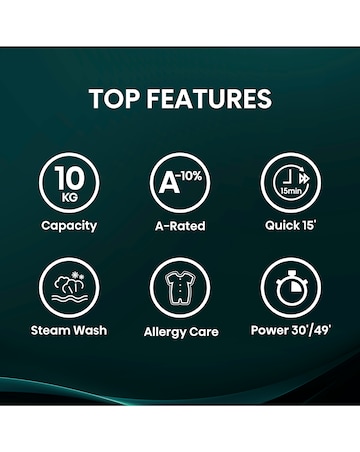 Hisense WF1Q1041BW 1 Series 10kg 1400 Spin Washing Machine - White