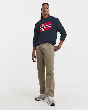 Napapijri Mura Flag Jumper - Navy