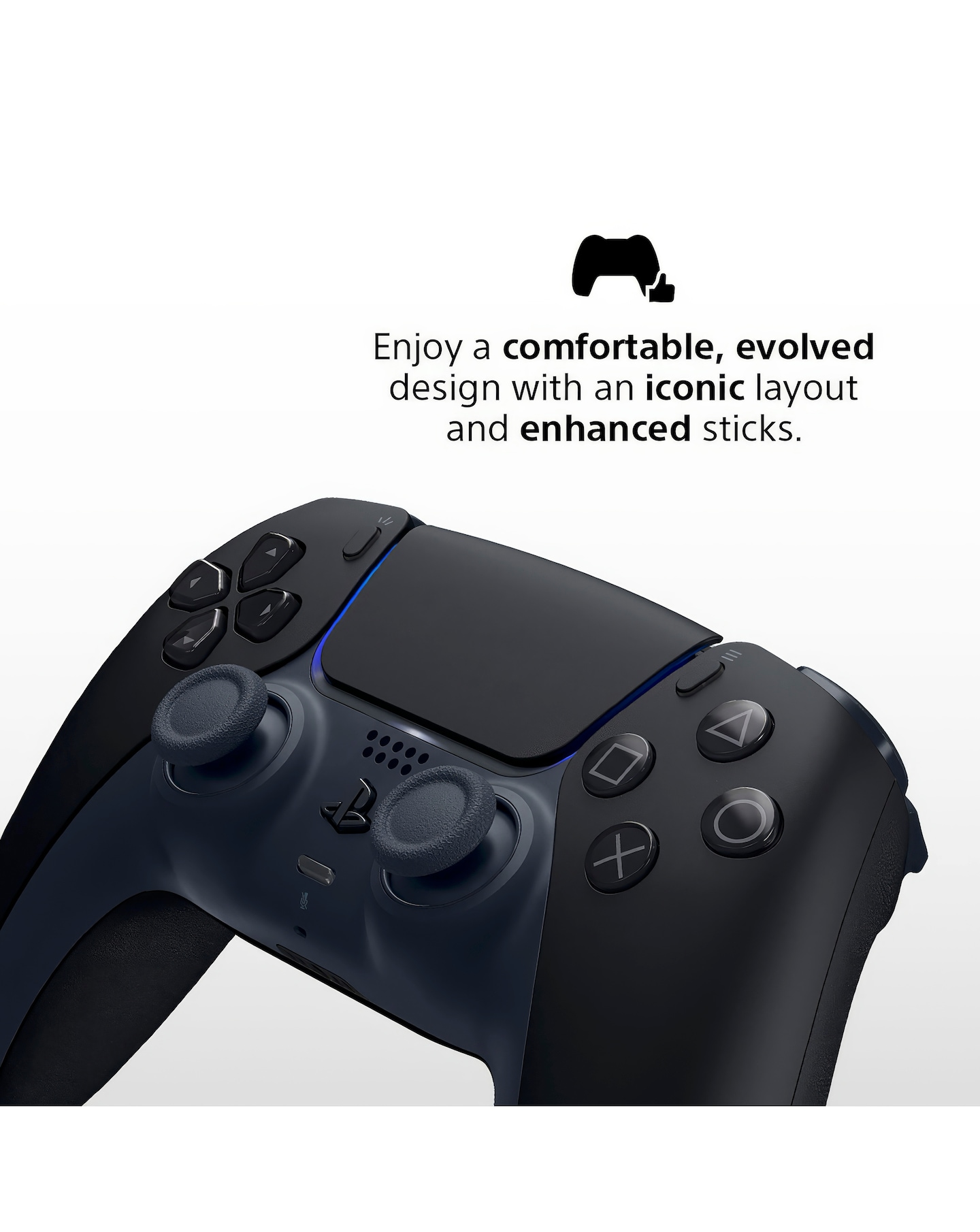 PlayStation 5 DualSense Wireless Controller - Midnight Black | Jacamo