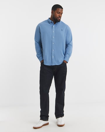 Polo Ralph Lauren Long Sleeve Stretch Jersey Shirt - Blue