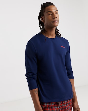 Polo Rlaph Lauren Plaid Pyjama Gift Set - Navy/Red