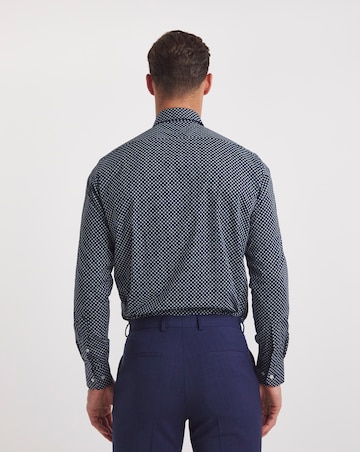 BOSS Regular Fit Printed Formal Shirt