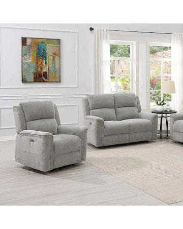 Croston Chenille Power Recliner Chair