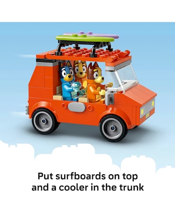 LEGO Bluey: Bluey's Beach & Family Car Trip 11202