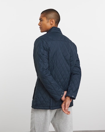 Navy Quilted Jacket