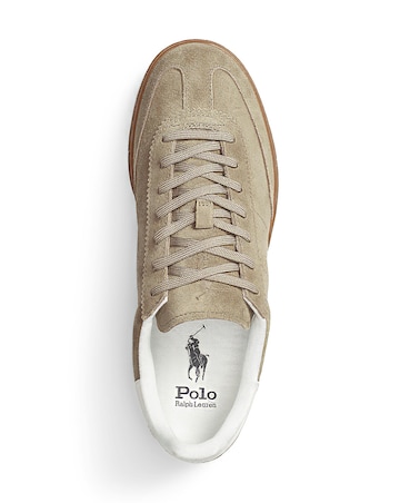 Polo Ralph Lauren Bedford Suede Trainers - Beige