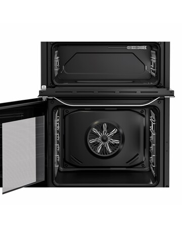 Hotpoint HDE6IDC2X 60cm Electric Double Cooker Induction Hob - Silver + Install