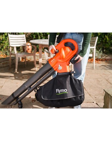 Flymo 18V EasiBlowVac Leaf Blower & Vacuum 4.0Ah Battery & Charger
