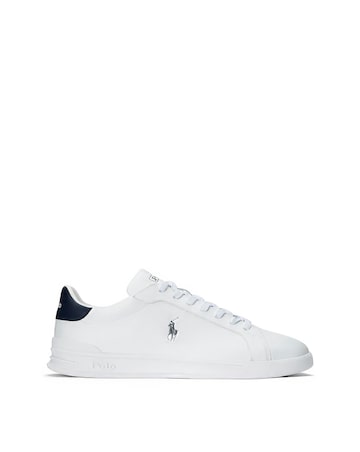 Polo Ralph Lauren Heritage Court Leather Trainers - White