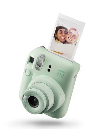 Fujifilm Instax Mini 12 Mint Green Camera + Shot Film + Case + Album + Stickers