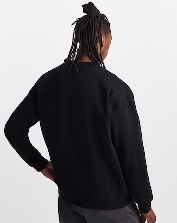 Barbour Leazes Crew Neck Sweatshirt - Black