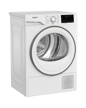 Hotpoint FabicCare C HSD 82M WW UK 8kg Heat Pump Tumble Dryer White + Install