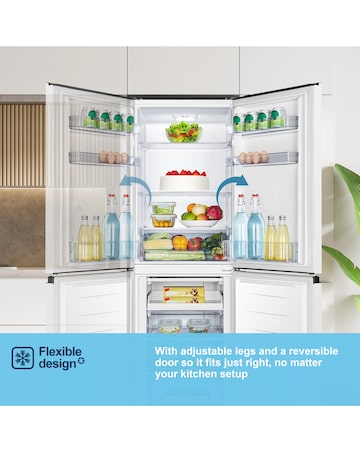 Fridgemaster MC55240E 174cm 50/50 Fridge Freezer White