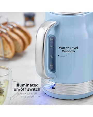 Swan Retro Revive Jug Kettle Blue