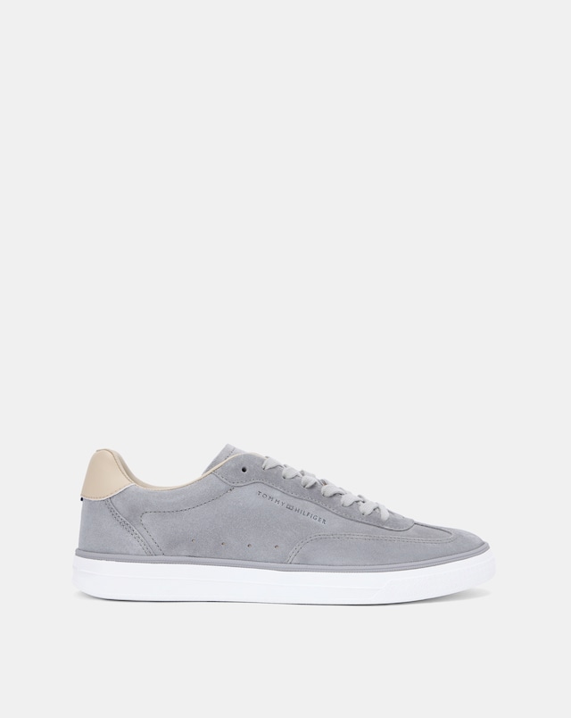 Tommy Hilfiger Lo Lux Suede Trainers - Grey