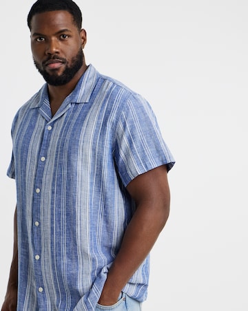 Jack & Jones Premium Linen Blend Shirt - Blue