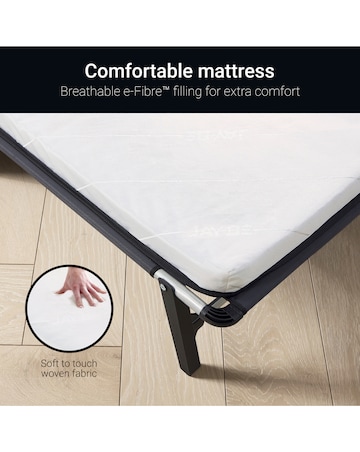 Jay-Be Hideaway Folding Bed with e-Fibre Mattress Single